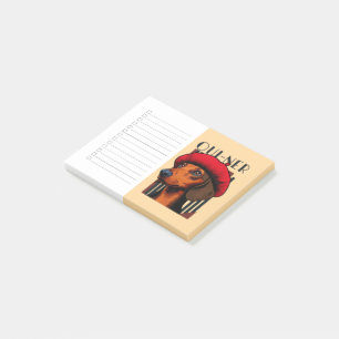 Post-it® Liste de choses à faire pour Dachshund Oui-Ner