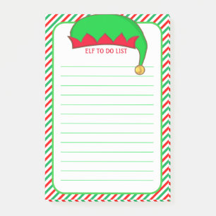 Post-it® Liste de choses à faire pour l'elfe & Cadre vert, 