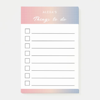 Post-it® Liste de choses à faire - Vaporwave