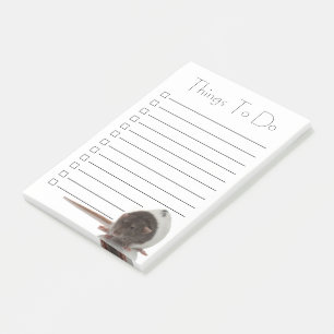 Post-it® Liste de contrôle du rat pour animaux