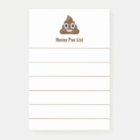 Liste de Honey Poo Emoji de caca drôle