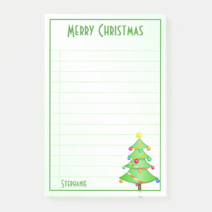 Post-it® Liste De Joyeux Arbres De Noël À Faire :Votre no