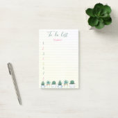 Post-it® Liste de tâches à faire Cactus Succulente Verte Ra (Bureau)