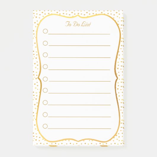 Post-it® Liste de tâches élégante (Devant)