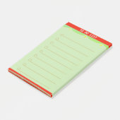 Post-it® Liste de tâches personnalisable (Incliné)