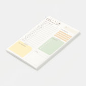 Post-it® Liste de tâches personnalisée (Incliné)