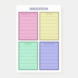Post-it® Liste de tâches personnalisée lumineuse