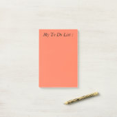 Post-it® Liste de tâches - Rouge (Sur un bureau)