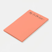 Post-it® Liste de tâches - Rouge (Incliné)