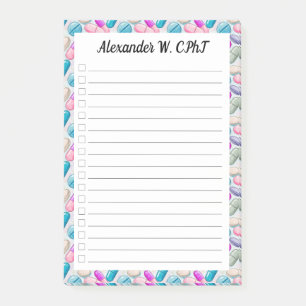 Post-it® Liste de vérification de la pharmacie personnalisé