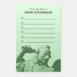 Post-it® Liste de vérification du Corbeau japonais Tengu Yo