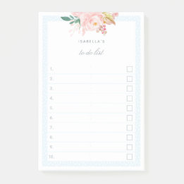 Post-it® Liste Des Aquarelles Bleues Pastel