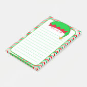 Post-it® Liste des elfes à faire et cadre vert, rouge et bl (Incliné)