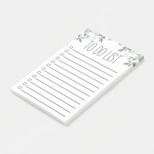 Post-it® Liste des Feuilles à faire ou liste des épicerie
