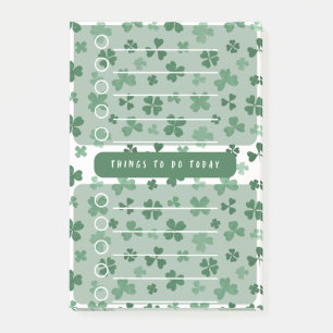 Post-it® Liste des tâches de LuckyClover ShamrockTheme Dail