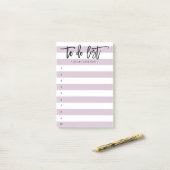 Post-it® Liste des tâches en lettres majuscules (Sur un bureau)