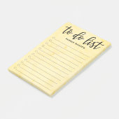 Post-it® Liste des tâches minimales (Incliné)