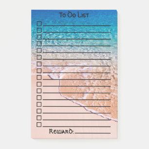 Post-it® Liste des tâches personnalisées  Eau limpide  Ph