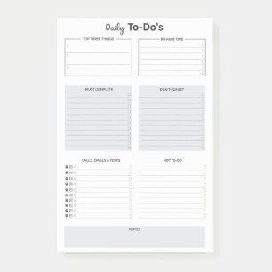 Post-it® Liste des tâches quotidiennes - À