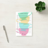 Post-it® Liste des tâches Silhouettes - Nom (Bureau)