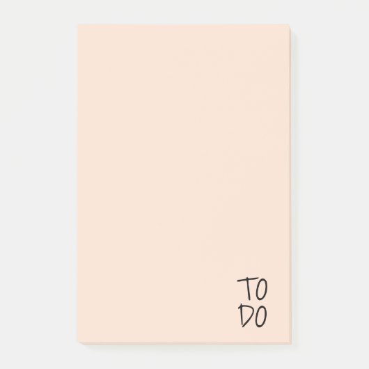 Post-it® Liste Minimaliste À Faire (Devant)