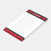 Post-it® Liste personnalisée à faire (Incliné)