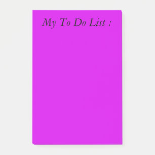 Post-it® Liste Purple à faire