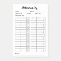 Liste simple de vérification des médicaments - Per