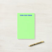 Post-it® Liste verte à faire (Sur un bureau)