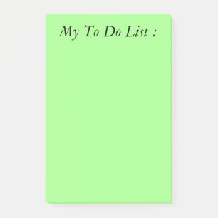 Post-it® Liste verte à faire