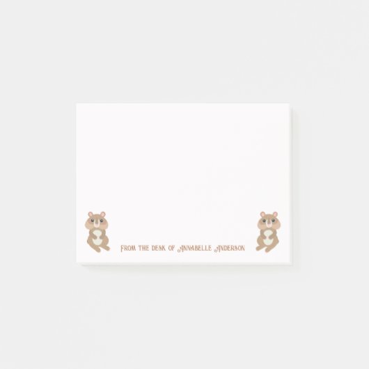 Post-it® Little Critters Hamsters (Devant)