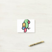 Post-it® Little Parrot (Sur un bureau)