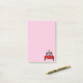Post-it® Little Red Truck Spring (Sur un bureau)
