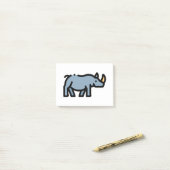 Post-it® Little Rhino (Sur un bureau)