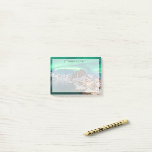 Post-it® Littoral | Lofoten Islands, Hamnoy, Norvège (Sur un bureau)