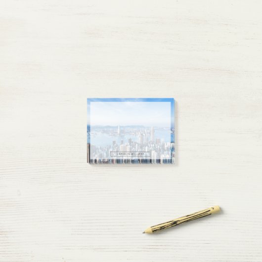 Post-it® Littoral | Tsim Sha Tsu, île de Hong Kong, Asie (Sur un bureau)