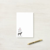 Post-it® Live Laugh Love a Black Lab (Sur un bureau)