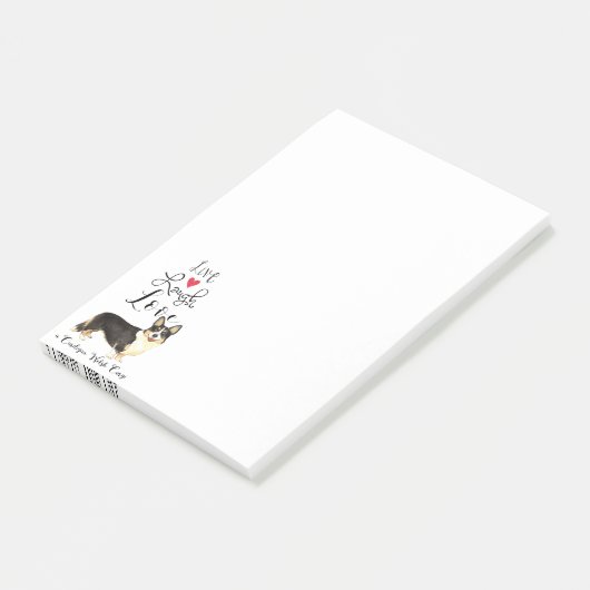 Post-it® Live Laugh Love a Cardigan Welsh Corgi (Incliné)