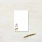 Post-it® Live Laugh Love a Lhasa Apso (Sur un bureau)