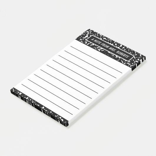 Post-it® Livre de composition de l'enseignant Linked 4x6 (Incliné)