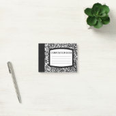 Post-it® Livre de composition personnalisé Noir/Blanc École (Bureau)