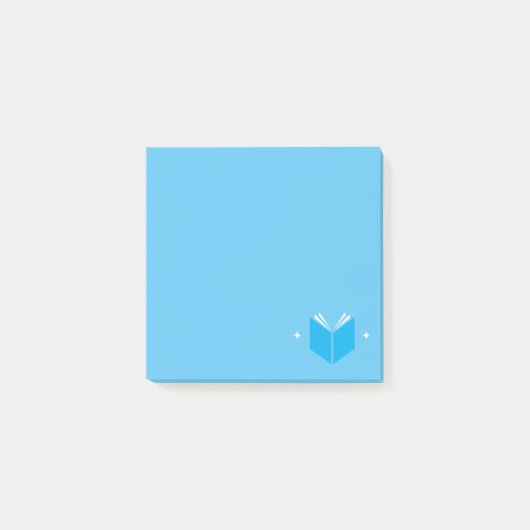 Post-it® Livre Lover Post It Notes / bleu (Devant)