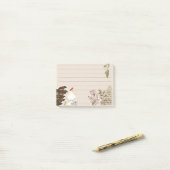 Post-it® Livre rustique Papier Kraft Collage Antique Brown (Sur un bureau)