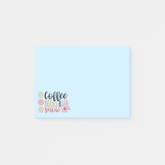 Post-it® Livres de café neige (Devant)