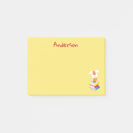 Post-it® Livres De Lecture De Lapin Rabbit (Devant)