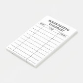 Post-it® Livres pour lire les notes de post-it modernes de (Incliné)