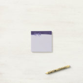 Post-it® Lizard Mauve (Sur un bureau)