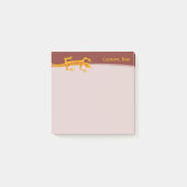 Post-it® Lizard tribal Orange (Devant)
