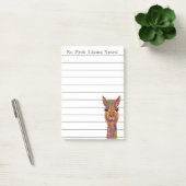Post-it® Llama Alpaca mignonne et colorée (Bureau)