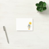 Post-it® Llama cool et soleil kawaii souriant (Bureau)